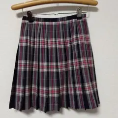 EAST BOYプリーツスカート M ネイビーとピンクのチェック（お値下げ中）
