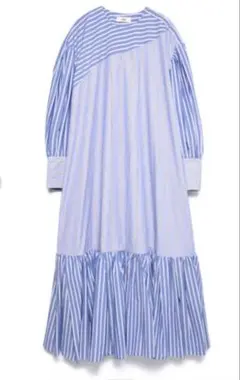 NOTRE emor ruffled wave frill dress - メルカリ