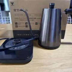 YAMAZEN 電気ケトル ドリップケトル 0.8L ブラックのサムネイル