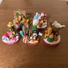 コカコーラ ディズニー クリスマスオーナメント5体セット