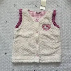 新品未使用　サンリオ　スリーパー　ベスト　キティ　110