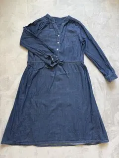 西松屋　マタニティ　シャツワンピース