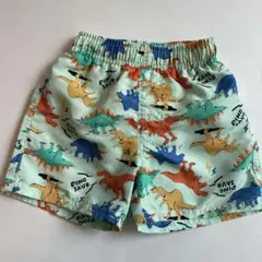 恐竜柄 水着 80cm ミントグリーン