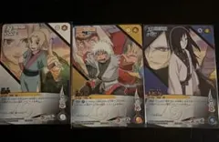 NARUTO ナルト カード 自来也　大蛇丸　綱手 3枚セット