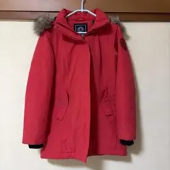 ノースフェイス　レッド　ダウンコート　マグマード　レディースM