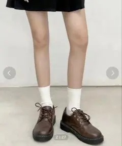 軽量 レースアップ マニッシュ シューズLLサイズのサムネイル