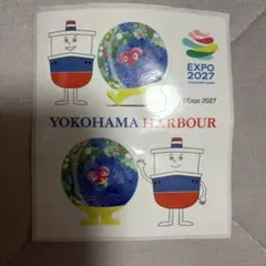 EXPO2027 YOKOHAMA JAPAN・HARBOURコラボステッカー