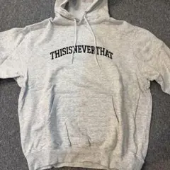 thisisneverthat tokyo 限定 ネバザ グレー パーカー L - メルカリ