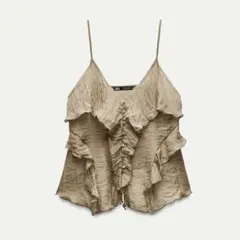 ZARA フリルキャミソール　ザラ Sのサムネイル