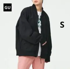 GU　コットンリラックスフィットMA-1ブルゾン