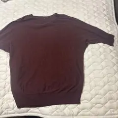 UNIQLO バーガンディ Mサイズ セーター