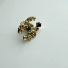 正規品★CHANEL ヴィンテージシャネル ラインストーン ココマークイヤリング