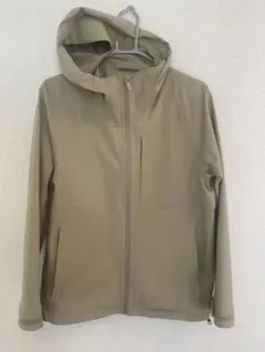 UNIQLO オリーブ フード付き マウンテンパーカー S