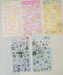 サンリオキャラクターズ　ダイソー　シール　ステッカー　5枚セット