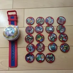 【電池交換済み】 DX妖怪ウォッチドリーム 妖怪メダル19枚セット