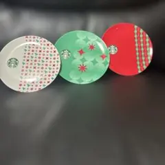スターバックス クリスマス メラミンプレート お皿 3枚セットのサムネイル