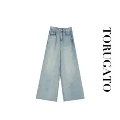 【新品タグ付き】ヴィンテージワイドデニムパンツ