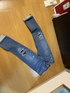 levi's 502 ダメージデニム