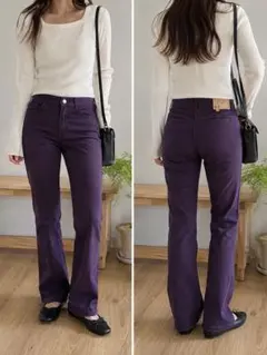 CIMARRON シマロン ストレッチパンツ パープル