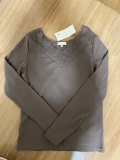 Vネックレーステレコインナー (earth music&ecology)