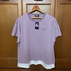 新品　MICHIKO LONDON JEANS ボーダー柄 半袖Tシャツ　4Lのサムネイル