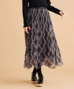 feroux プリーツスカートクラシックオータムチェック