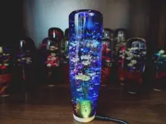 水中花シフトノブLED13cmラメ（サイコロガール）デコトラ 軽トラ旧車 
