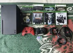 Xbox Series X 本体 コントローラー2個 ゲームソフト8本セット