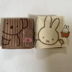 ミッフィー　ボリス　タオルハンカチ2枚セットのサムネイル