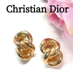 【美品】クリスチャンディオール　イヤリング　ゴールド　アクセサリー