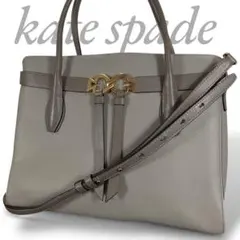 【美品】ケイトスペード トートバッグ ショルダーバッグ レザー 2way ロゴ