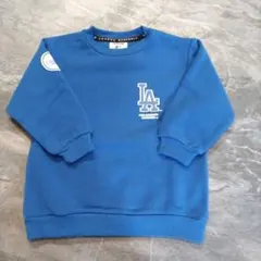 LAドジャース優勝おめでとう!裏起毛トレーナー100cm