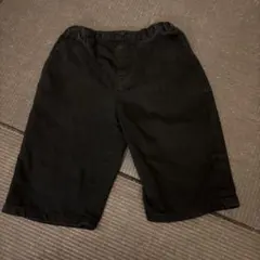 COMME CA ISM ブラック ハーフパンツ 130