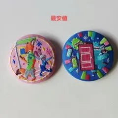 ディズニー刺繍缶バッジ2 ズートピア モンスターズインク