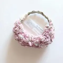 魔女の棲む森 ～classic pink～ ドライフラワー リース ハーフリース