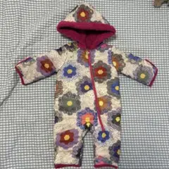 Seraphフリース裏地付き花柄アウター