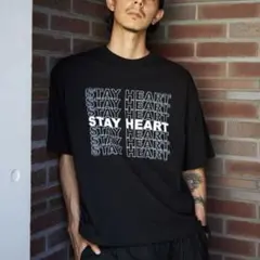 FFEIN メッセージロゴショート丈Tシャツ Sサイズ 黒
