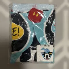 ディズニーリゾート　ミッキーマウス フード付きタオル 約100cm