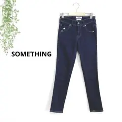 サムシング　ストレッチスリムスキニージーンズ　日本製　SLW66 サイズ25