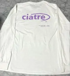 【人気希少カラー】ciatre（シアター） アーチロゴ バックプリント ロンTのサムネイル