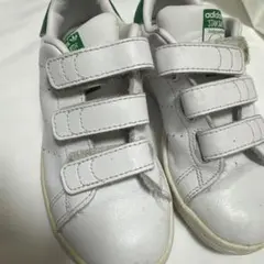 adidas Stan Smith ベルクロスニーカー ホワイト/グリーン