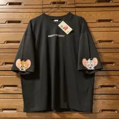 TOM ＆ JERRY Tシャツ　タフィー　接触冷感　ゆったり　ゆるだぼ　L
