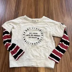 120 長袖　ニットプランナー　袖切替　長袖 トレーナー 長袖Tシャツ