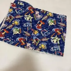 ポケモン キルティング生地 ネイビー
