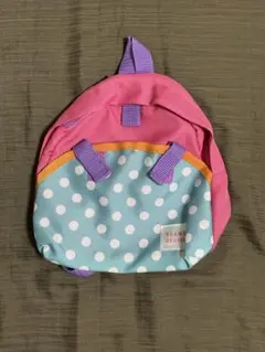 BEAMS DESIGN キッズリュック 水玉 ピンクのサムネイル