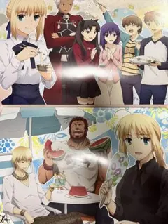 Fate/stay night zero ギルガメッシュ セイバー ポストカード - メルカリ
