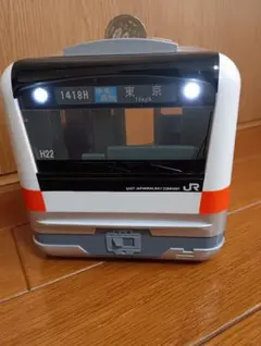 絶版 希少 ☆ 電車銀行 JR 京浜東北線 貯金箱 鉄道 サウンド貯金箱