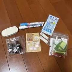 Shachihata おなまえスタンプ 布用ペン タグシール セット