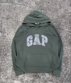 【古着】90s OLDGAP ピンク 迷彩 パーカー y2k ロゴドン