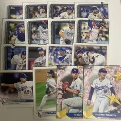 topps ドジャース　16枚